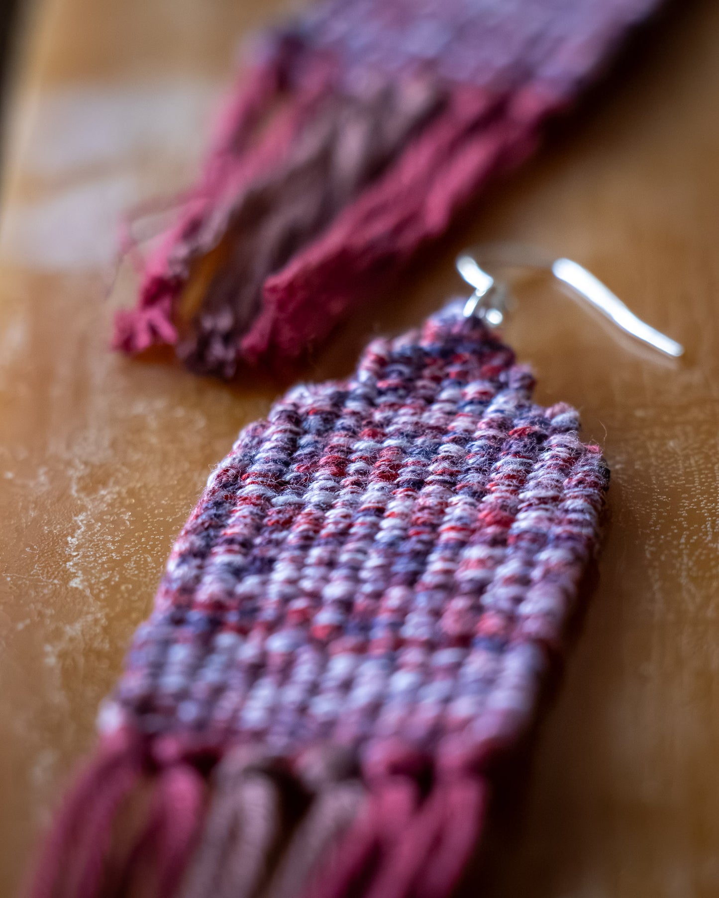 Handwoven Earrings - Cotton