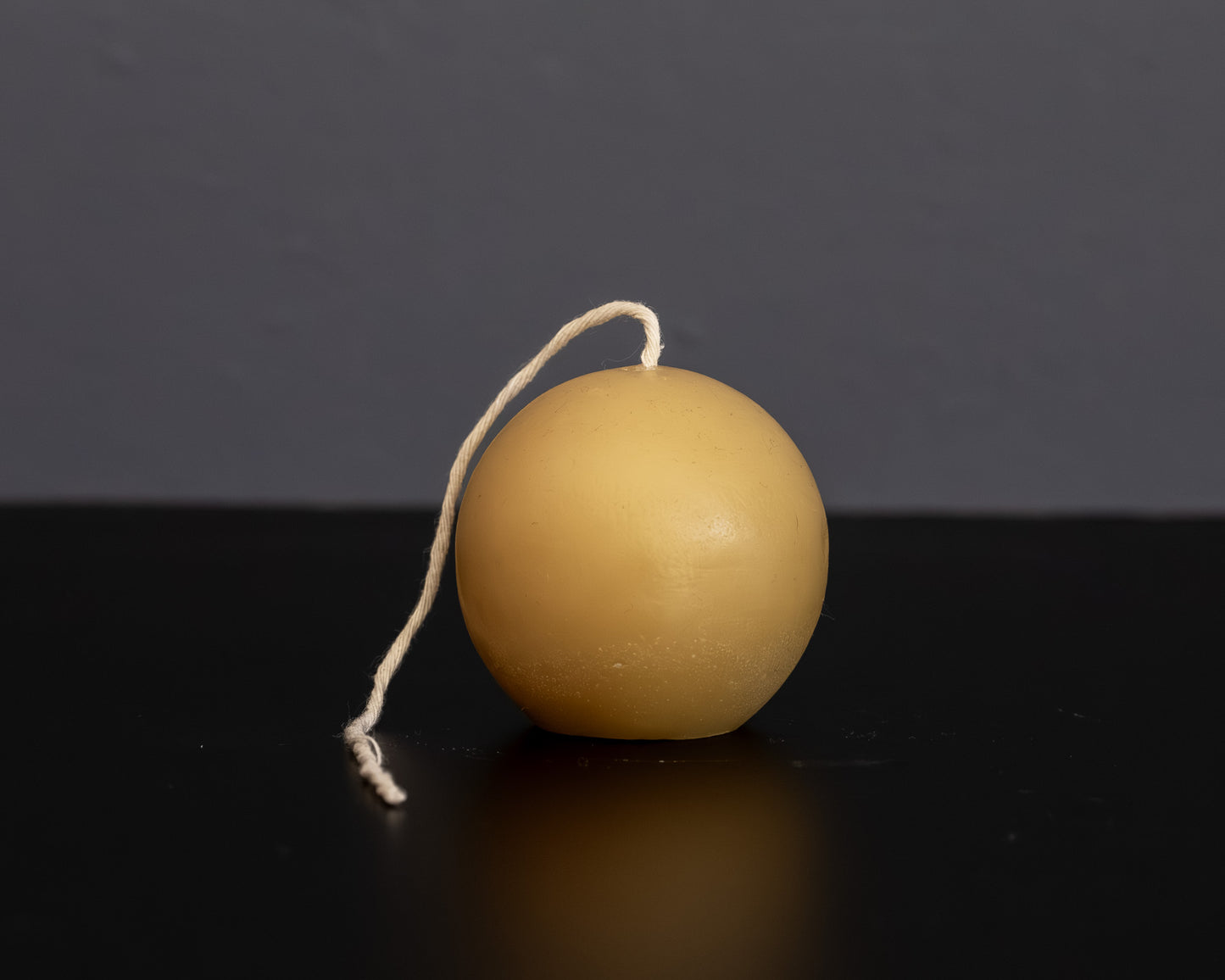 Ball Beeswax Candle - Natural
