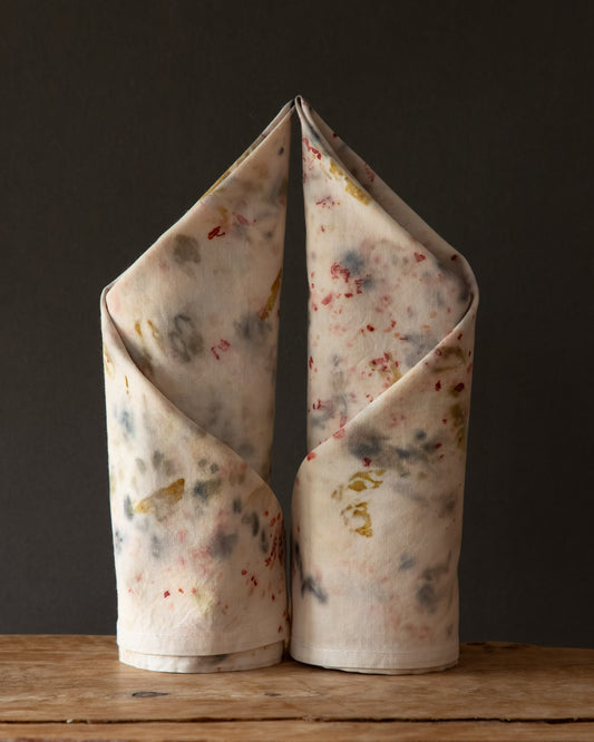 Naturally Dyed Cotton Napkins - Set of 2