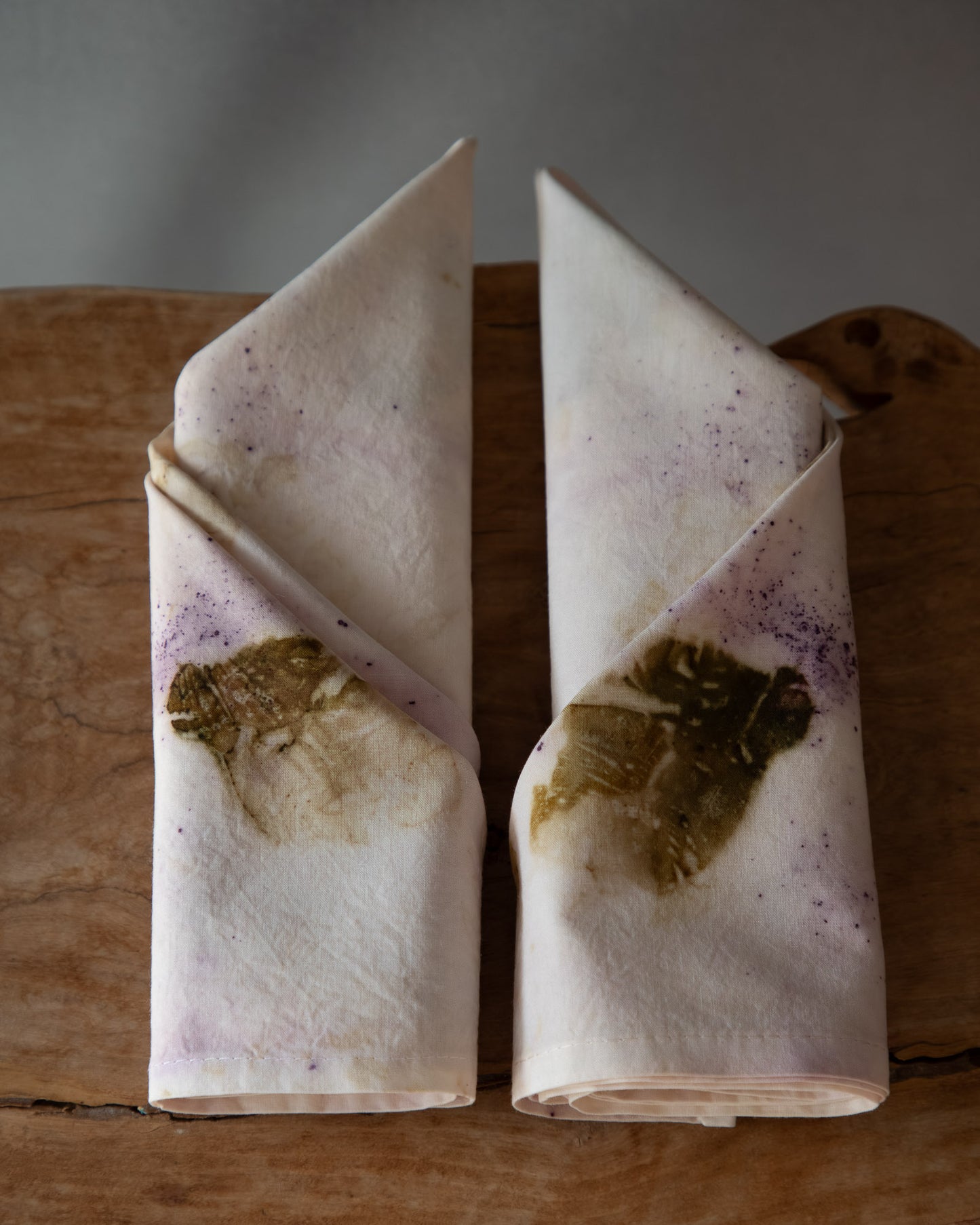 Naturally Dyed Cotton Napkins - Set of 2