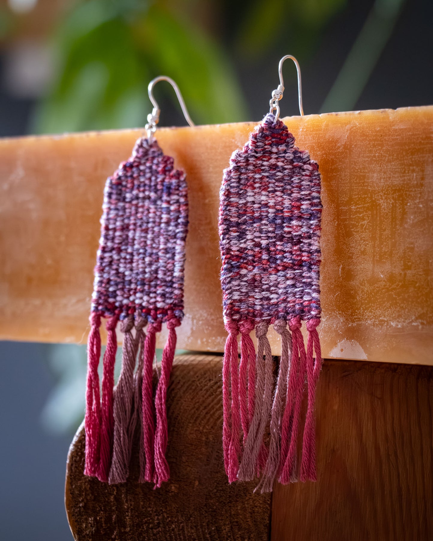 Handwoven Earrings - Cotton