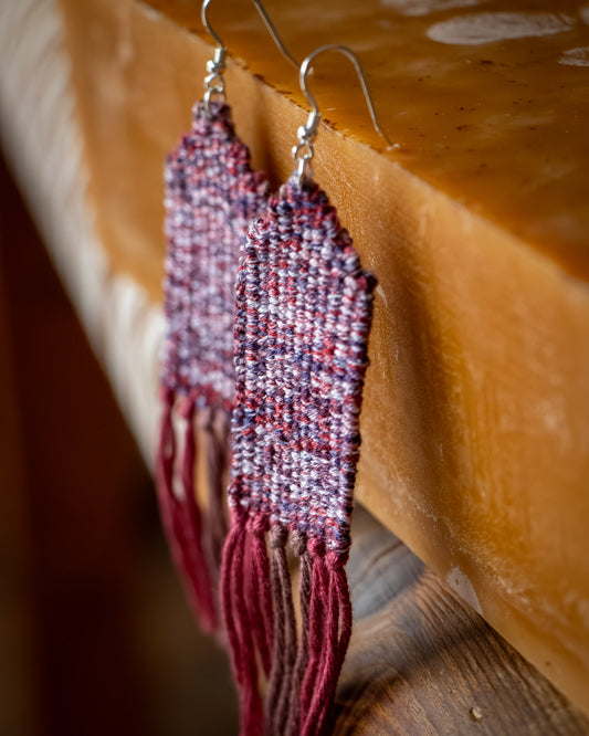 Handwoven Earrings - Cotton