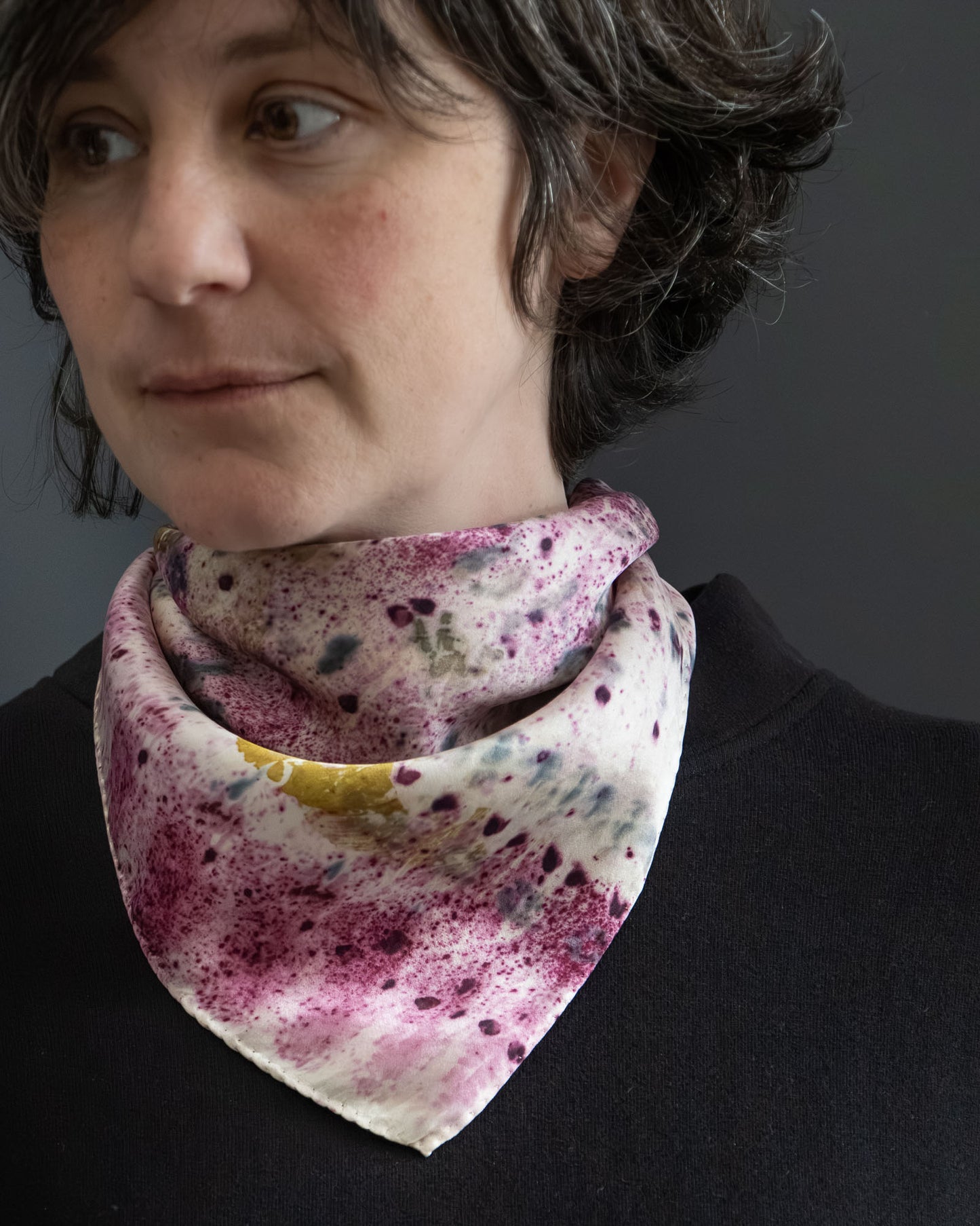 Small Square Silk Scarf