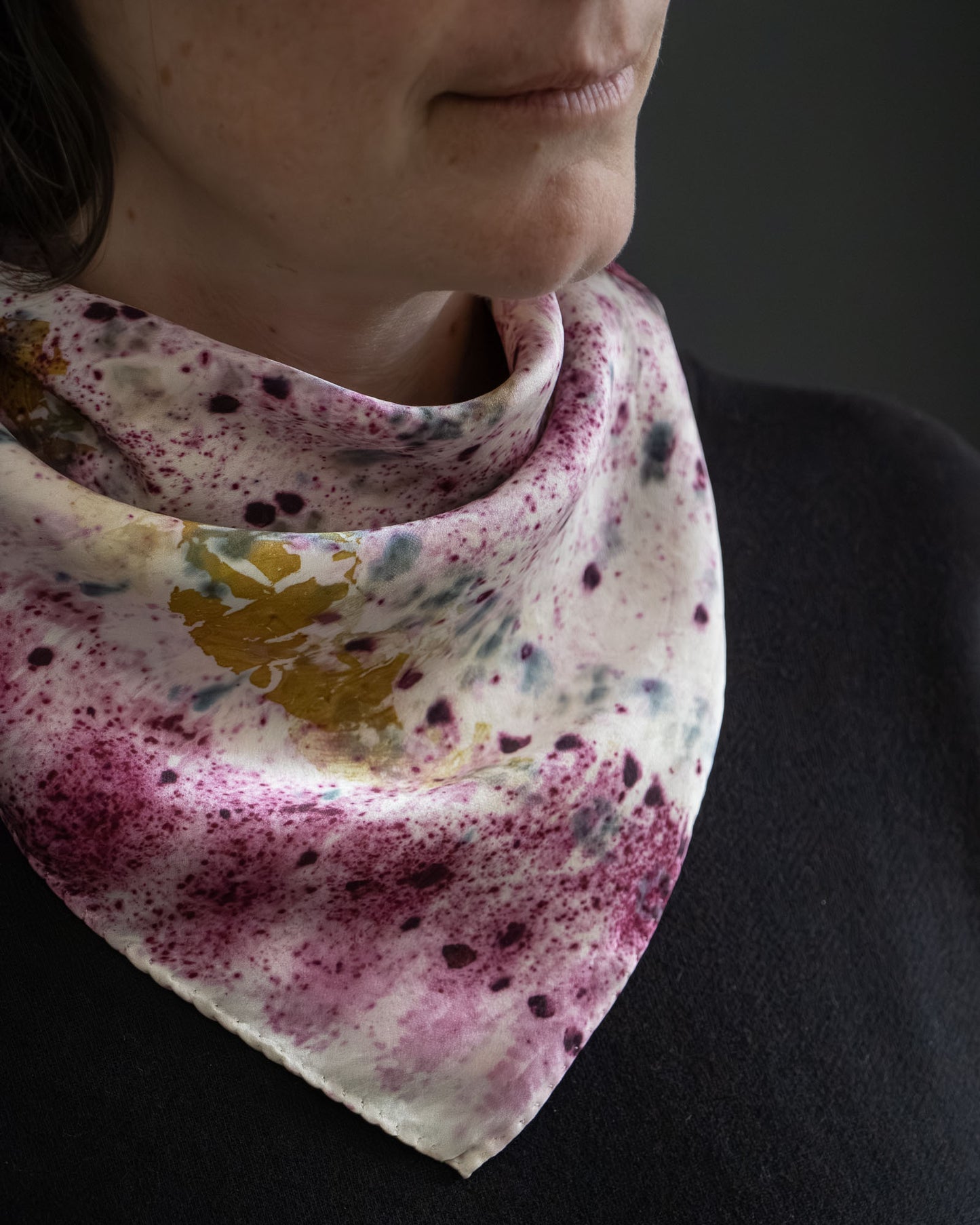 Small Square Silk Scarf