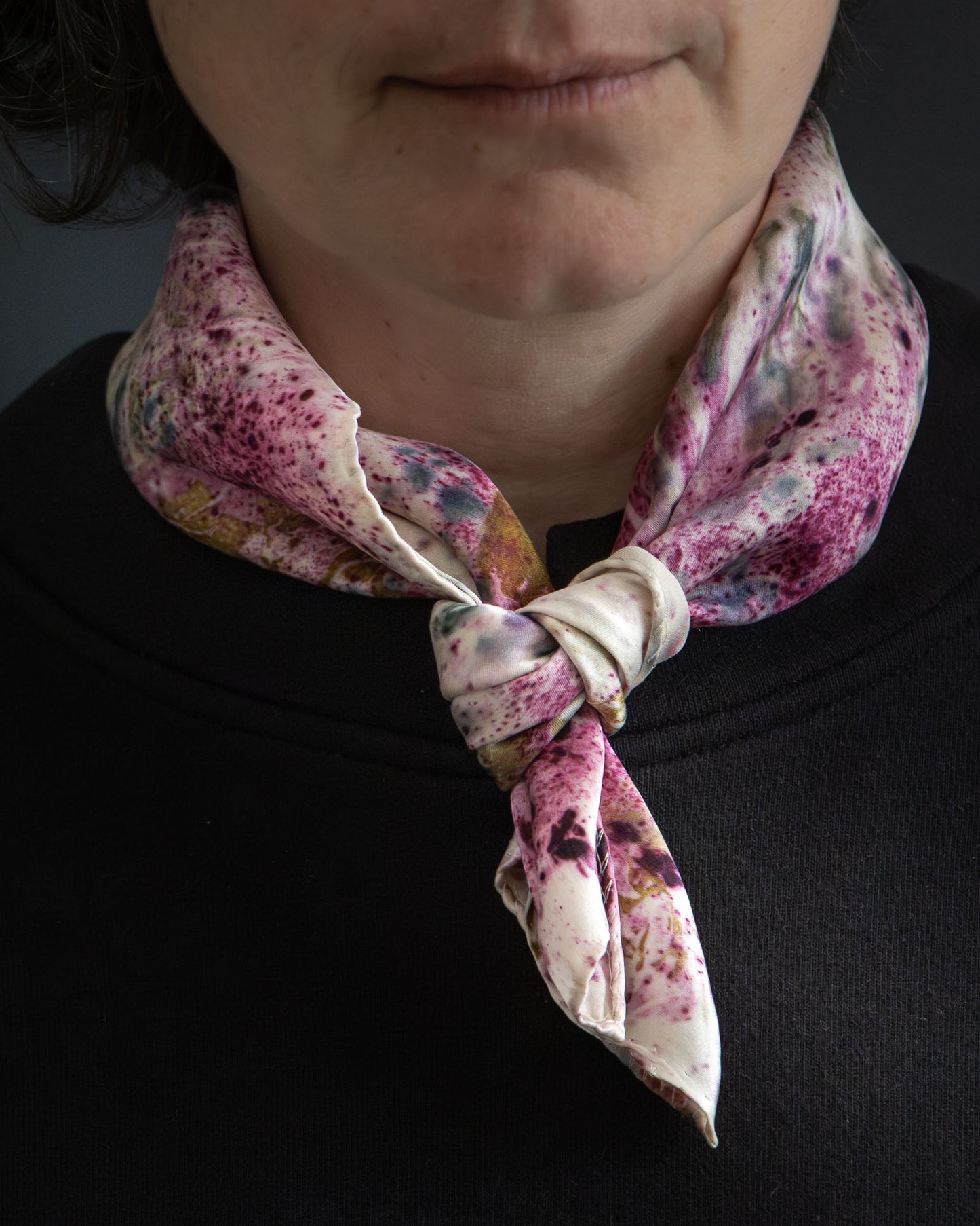 Small Square Silk Scarf