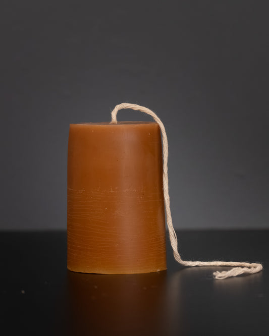Cylinder Beeswax Candle - Botanical Collection