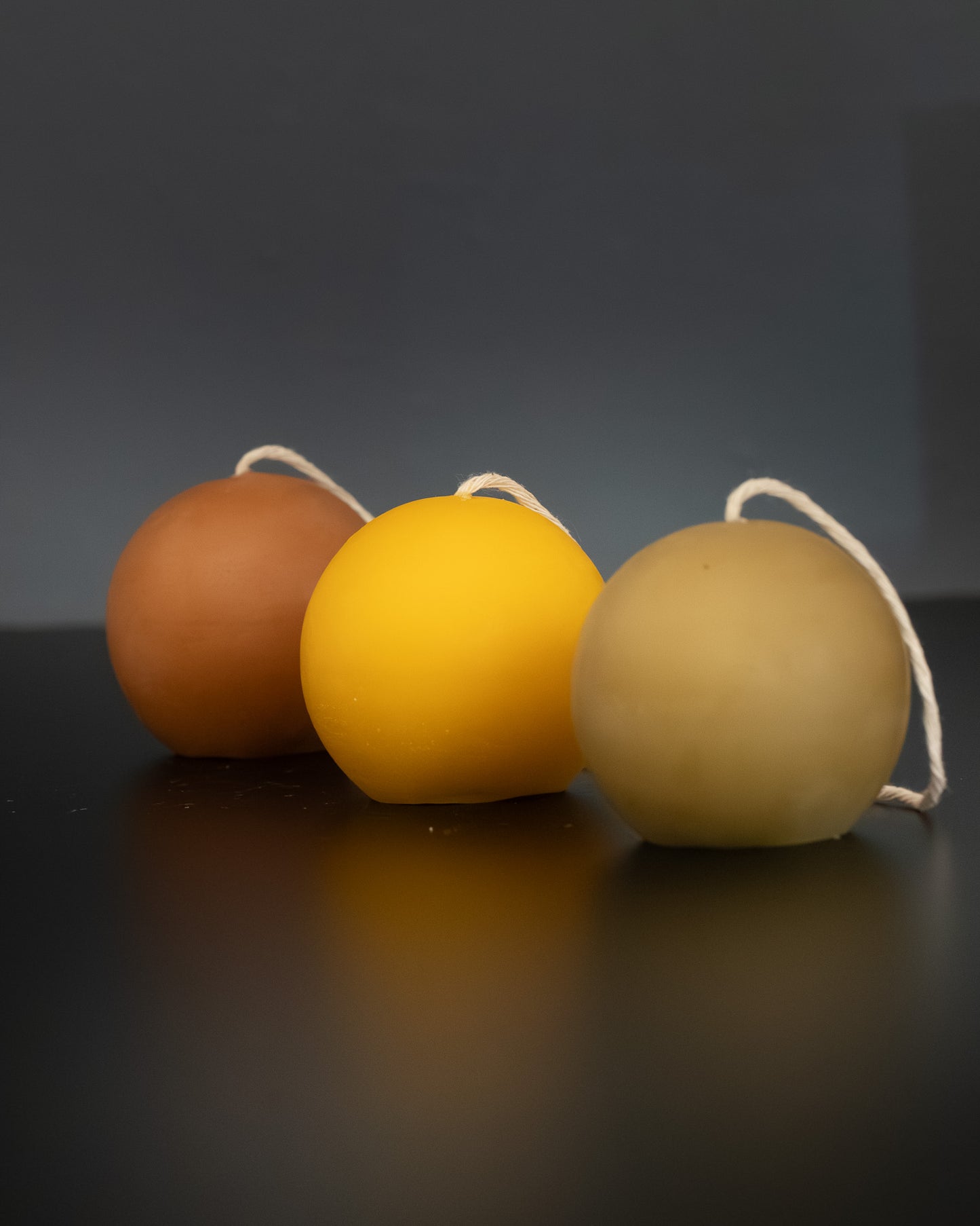 Ball Beeswax Candle - Botanical Collection