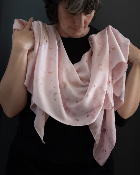 Silk Scarf - Rectangle Long