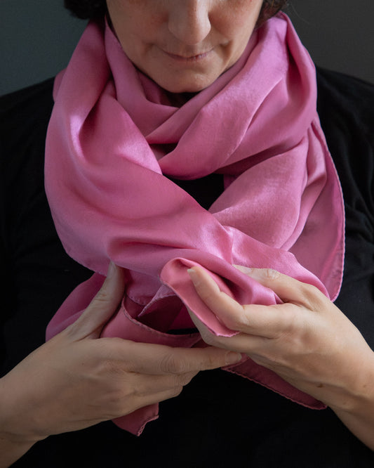 Silk Scarf - Rectangle Long
