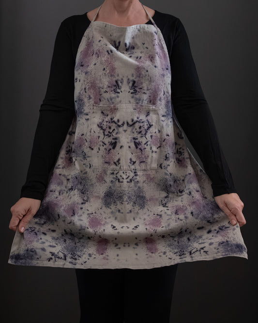 Naturally Dyed Apron - Organic Cotton