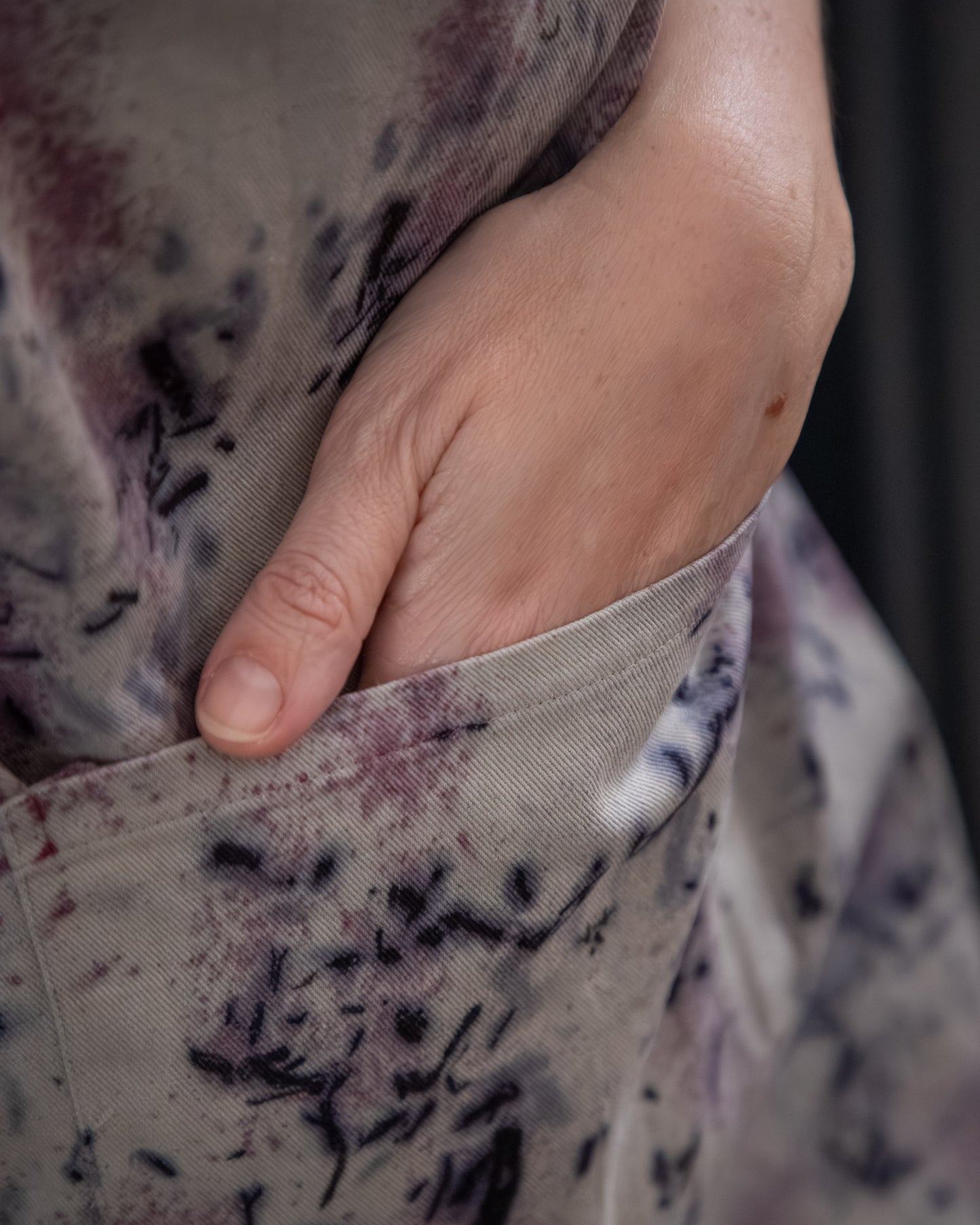 Naturally Dyed Apron - Organic Cotton