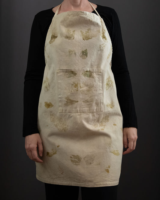 Naturally Dyed Apron - Organic Cotton