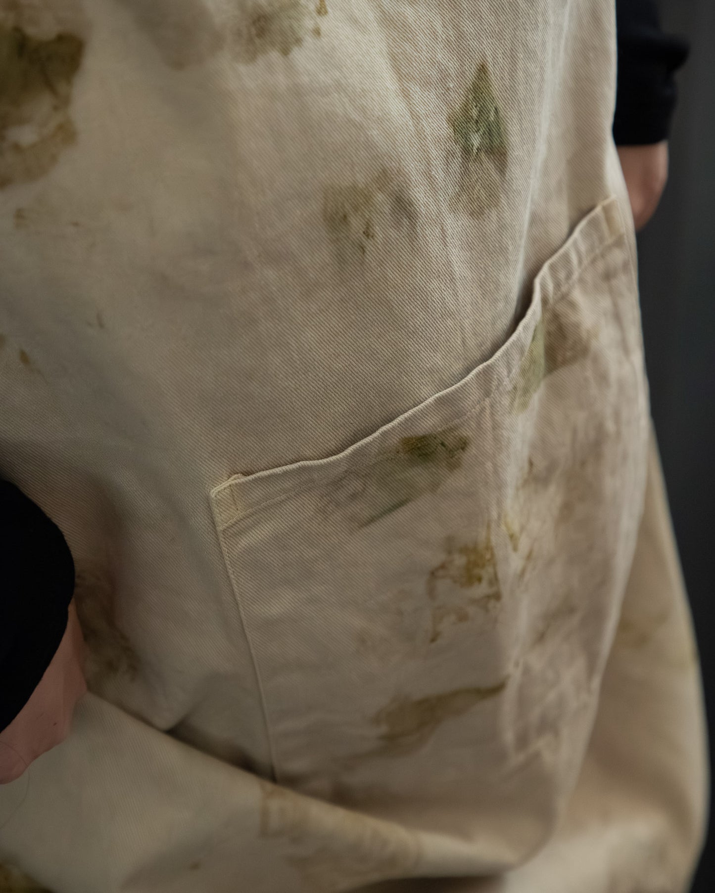 Naturally Dyed Apron - Organic Cotton