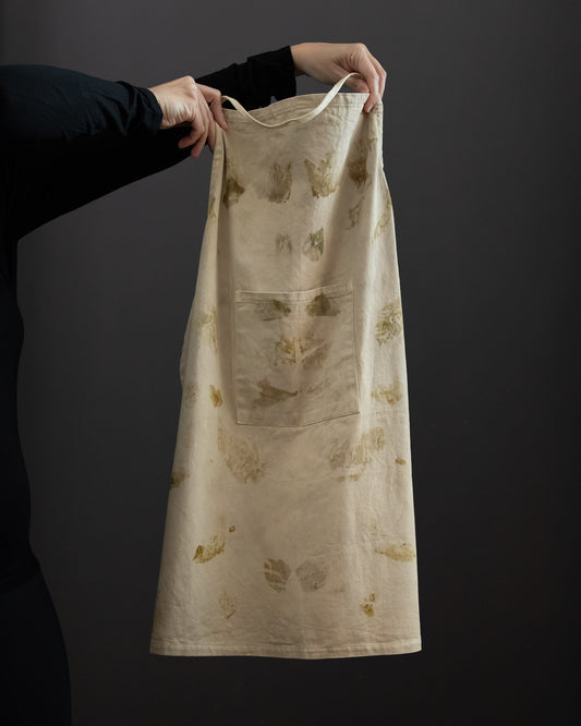 Naturally Dyed Apron - Organic Cotton