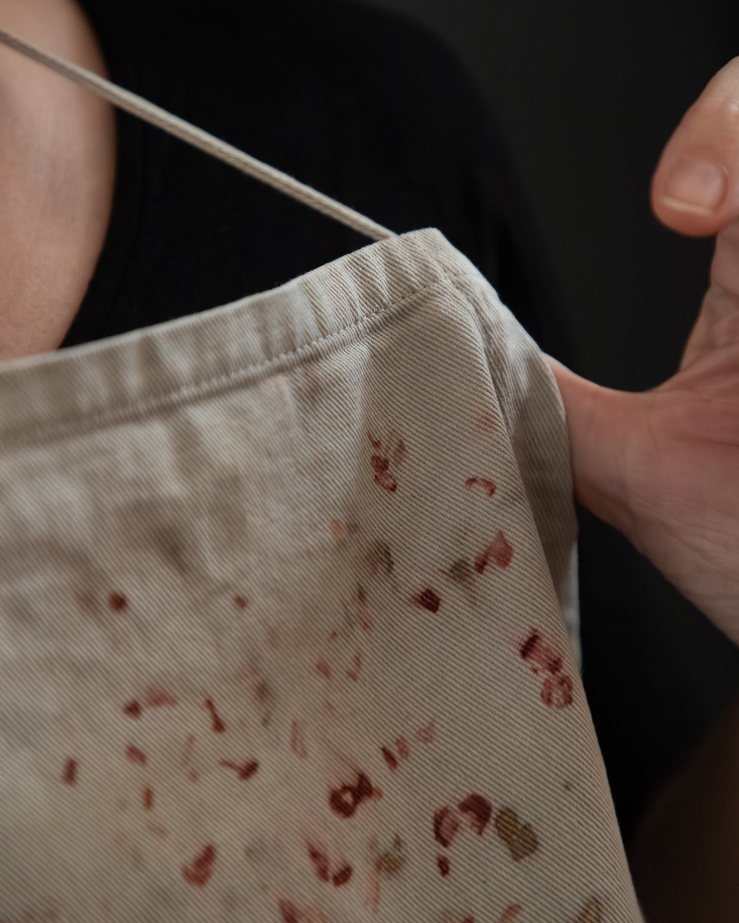 Naturally Dyed Apron - Organic Cotton