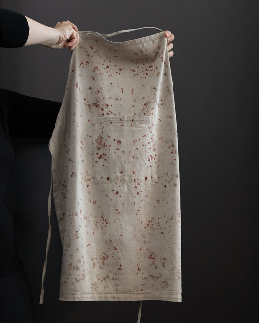 Naturally Dyed Apron - Organic Cotton