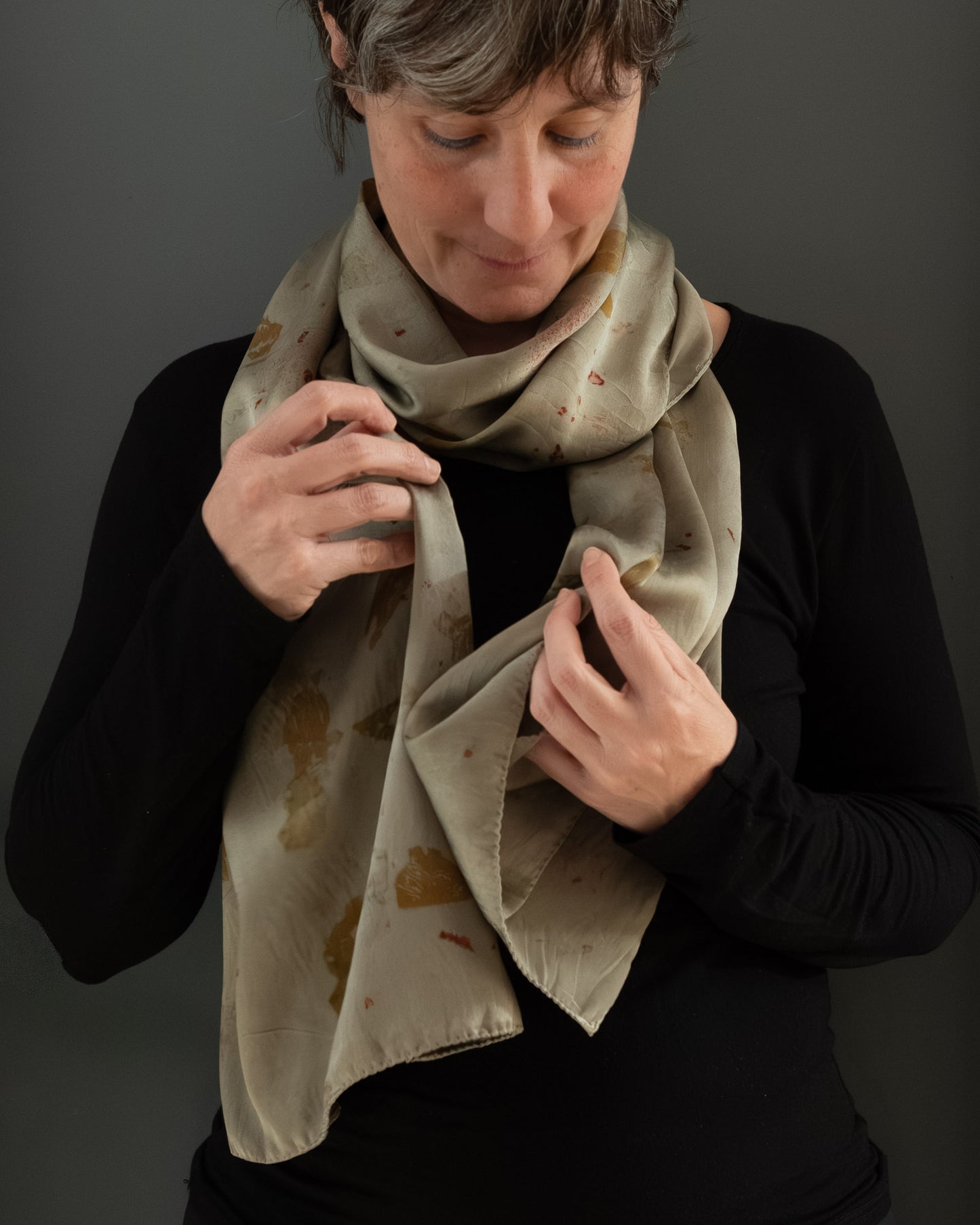 Silk Scarf - Rectangle Long