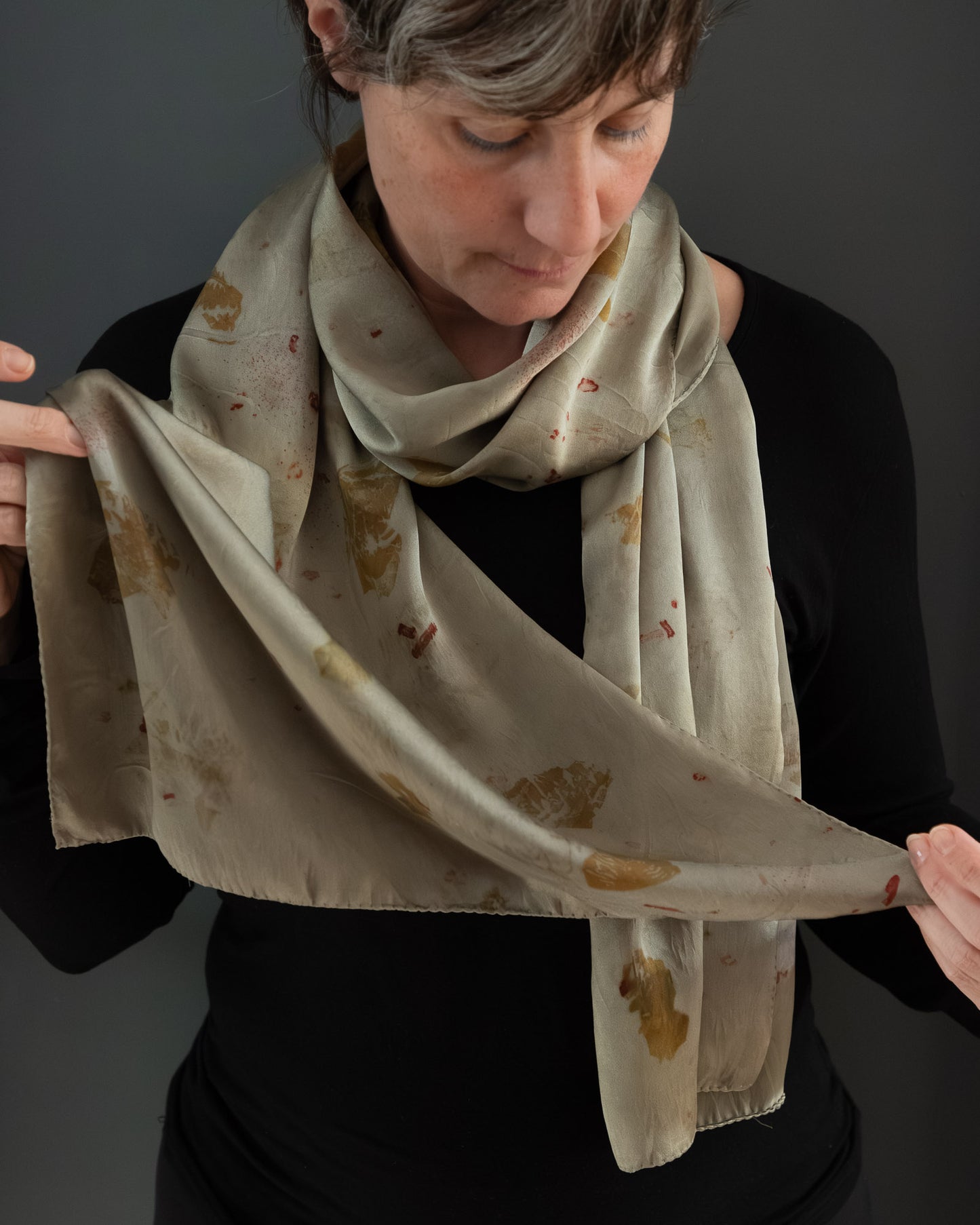 Silk Scarf - Rectangle Long