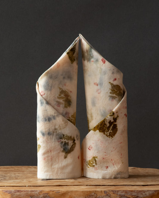 Naturally Dyed Cotton Napkins - Set of 2