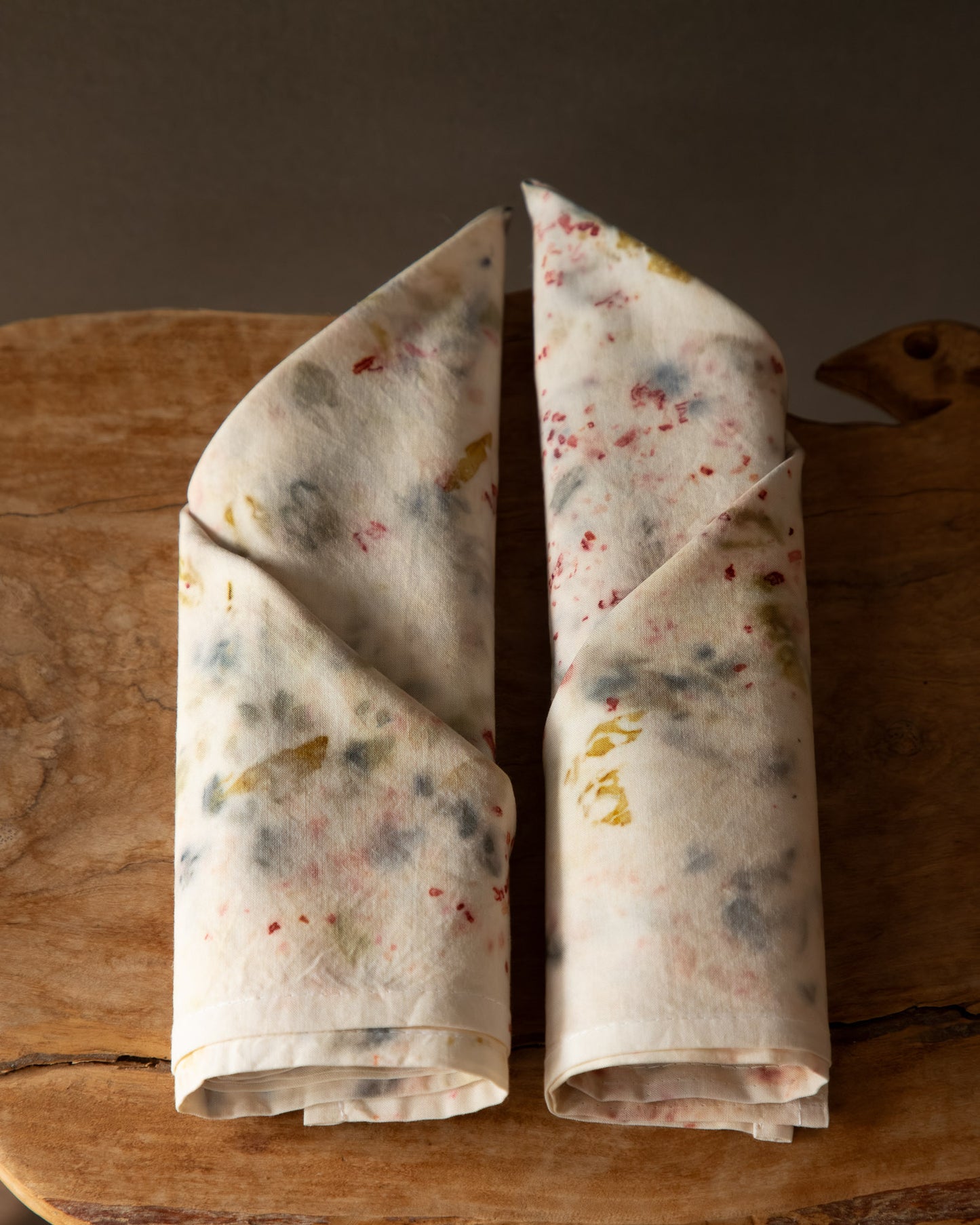 Naturally Dyed Cotton Napkins - Set of 2