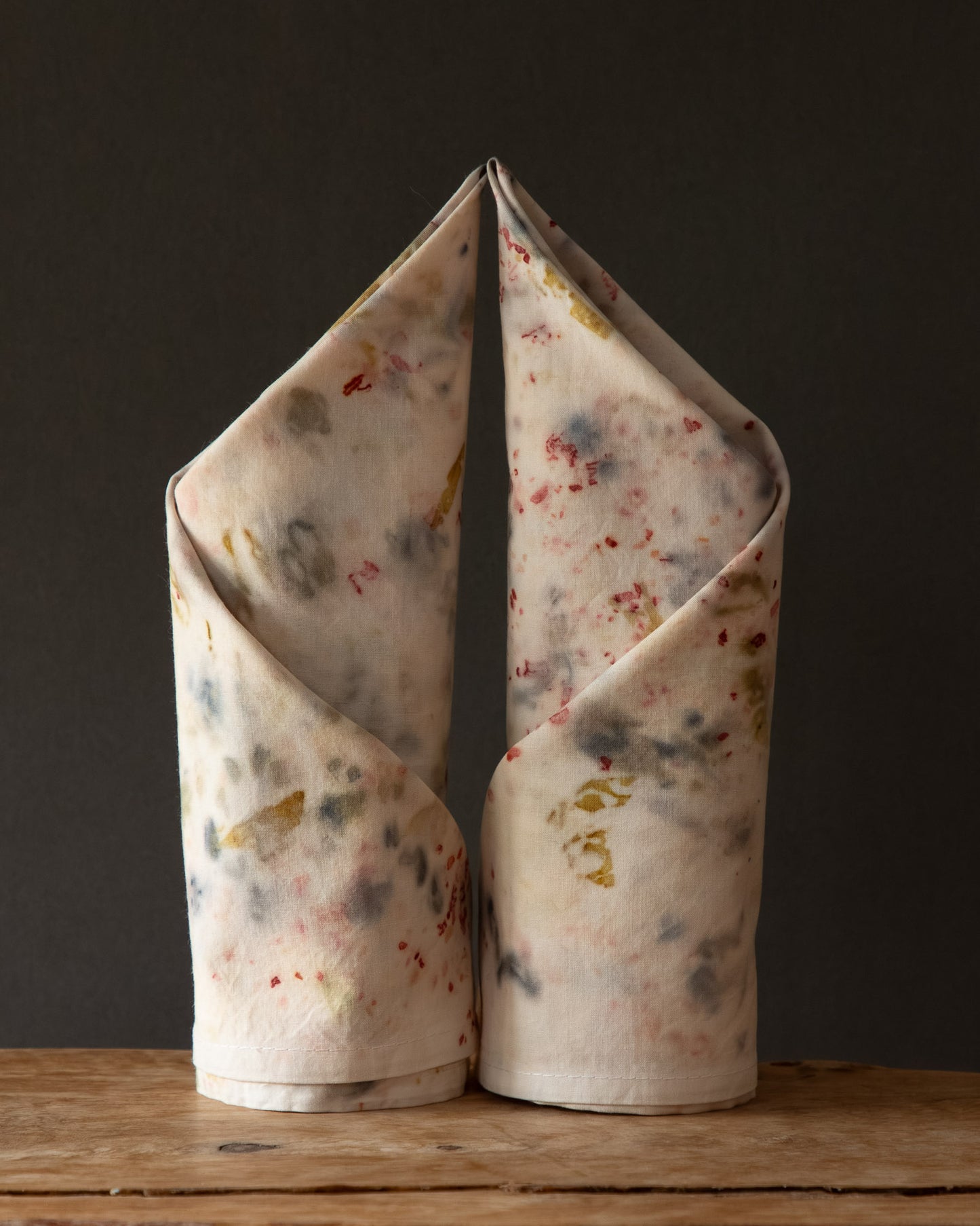Naturally Dyed Cotton Napkins - Set of 2