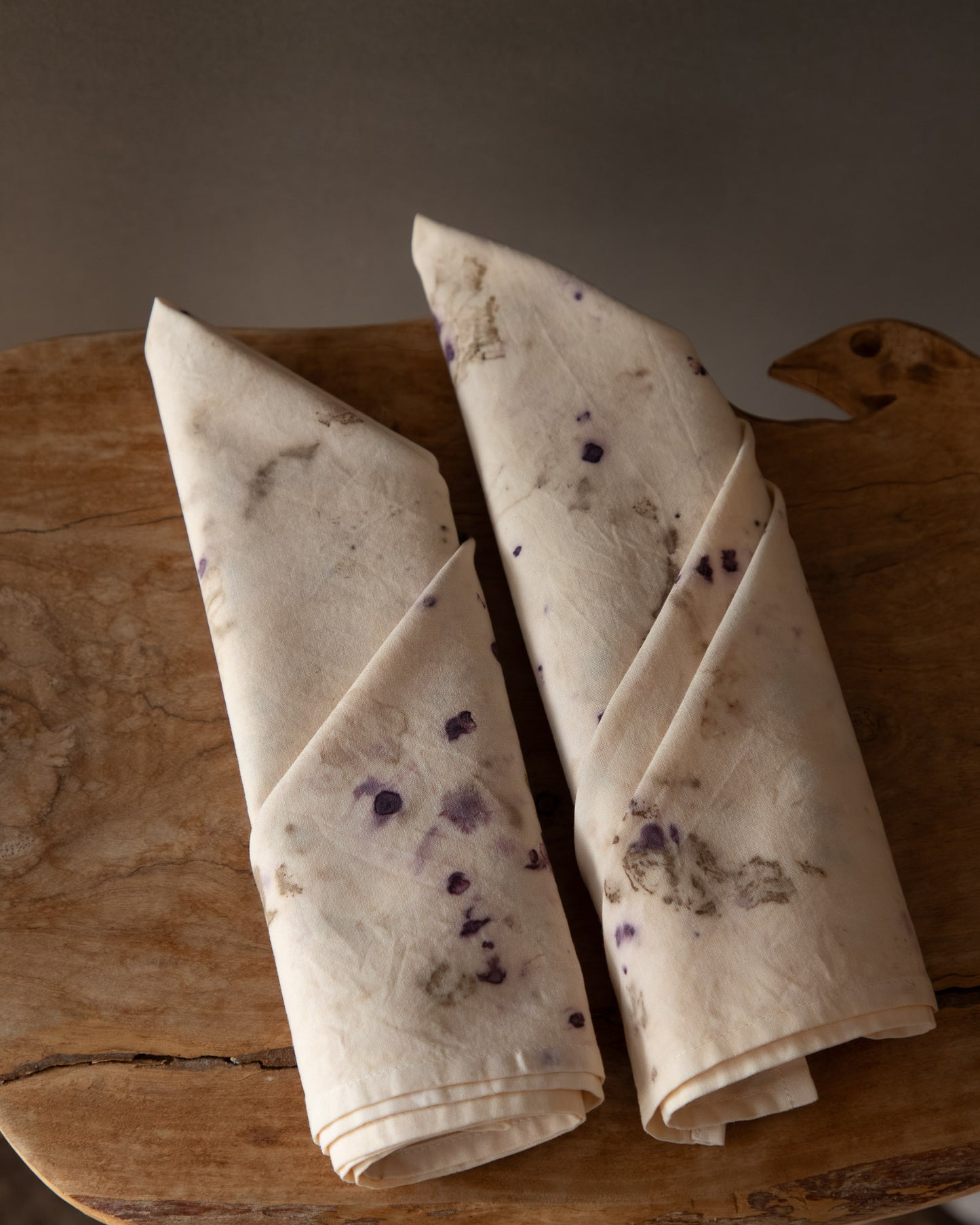 Naturally Dyed Cotton Napkins - Set of 2
