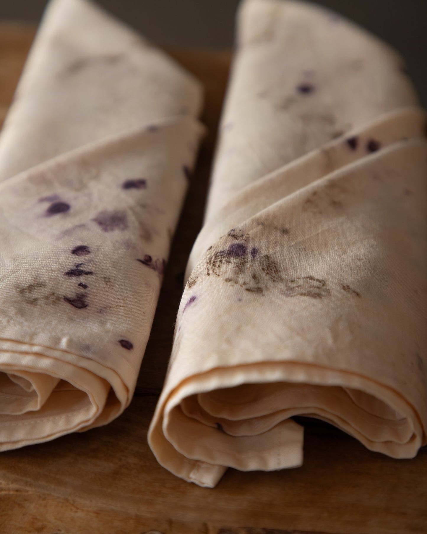 Naturally Dyed Cotton Napkins - Set of 2