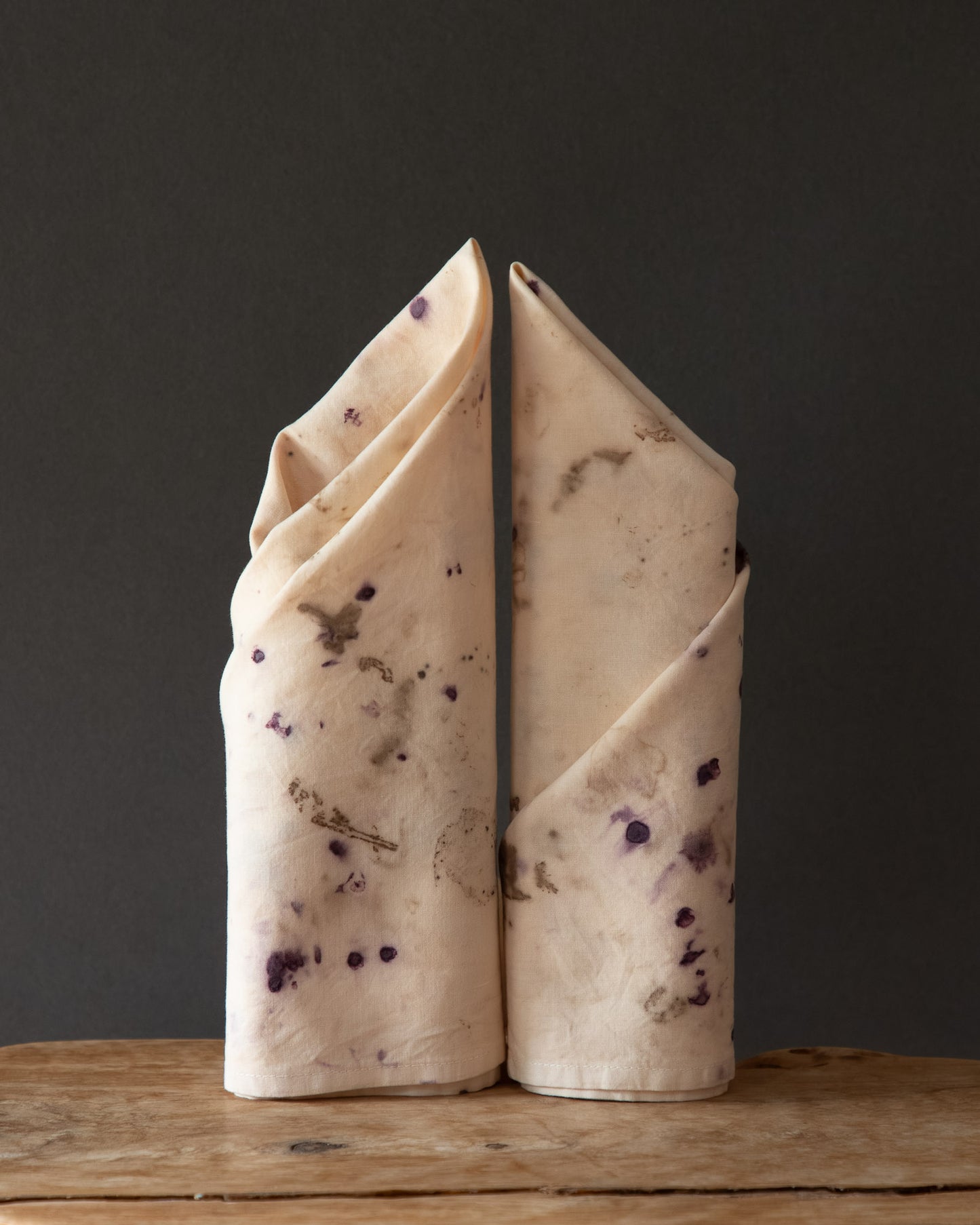 Naturally Dyed Cotton Napkins - Set of 2