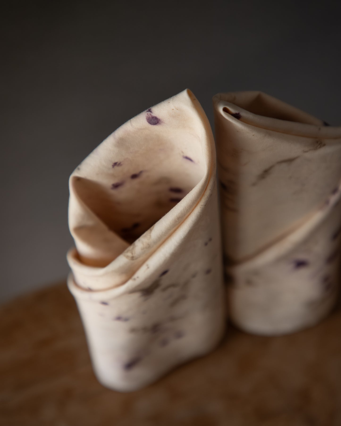 Naturally Dyed Cotton Napkins - Set of 2