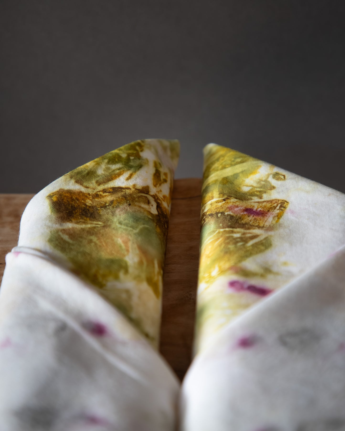 Naturally Dyed Cotton Napkins - Set of 2