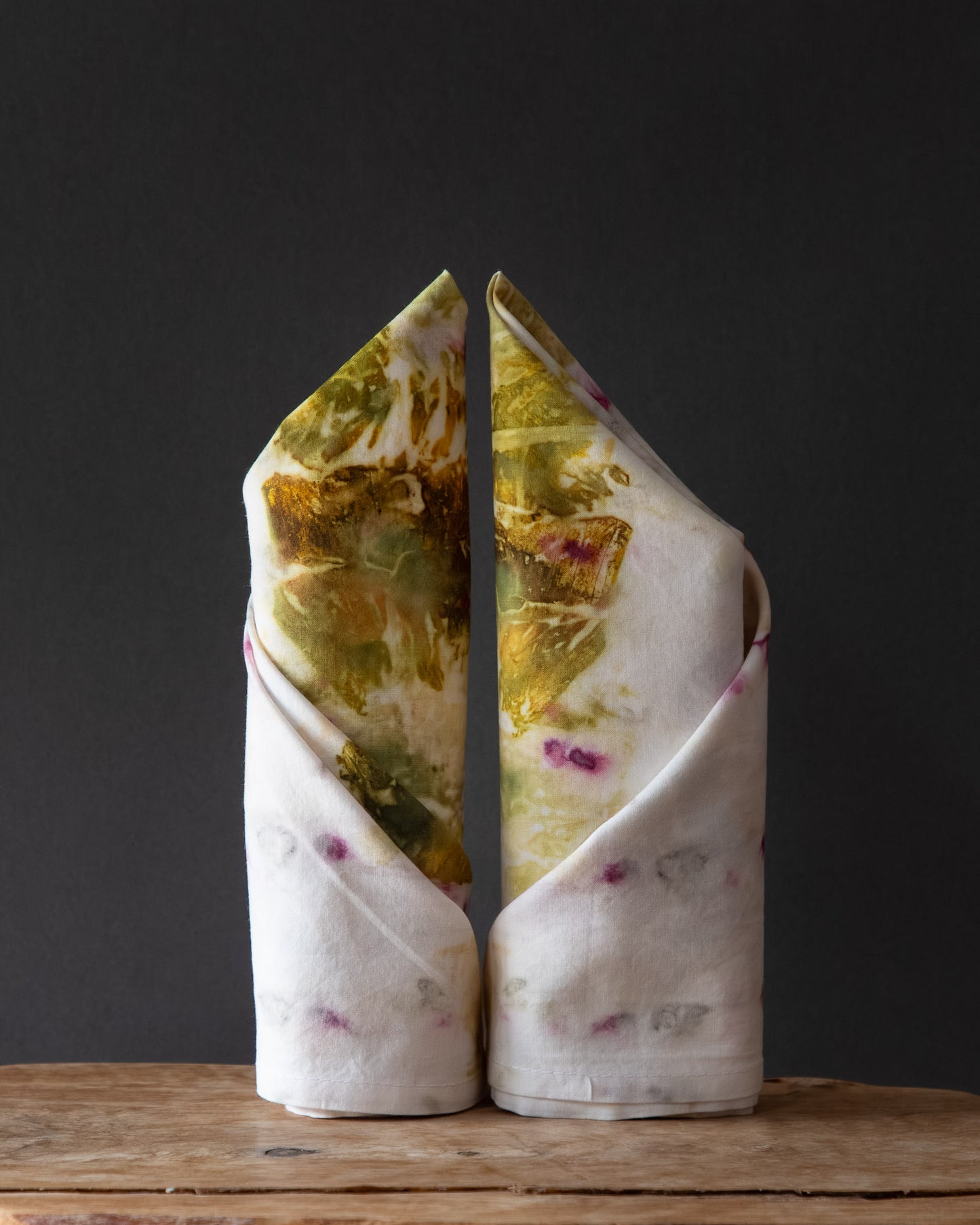 Naturally Dyed Cotton Napkins - Set of 2