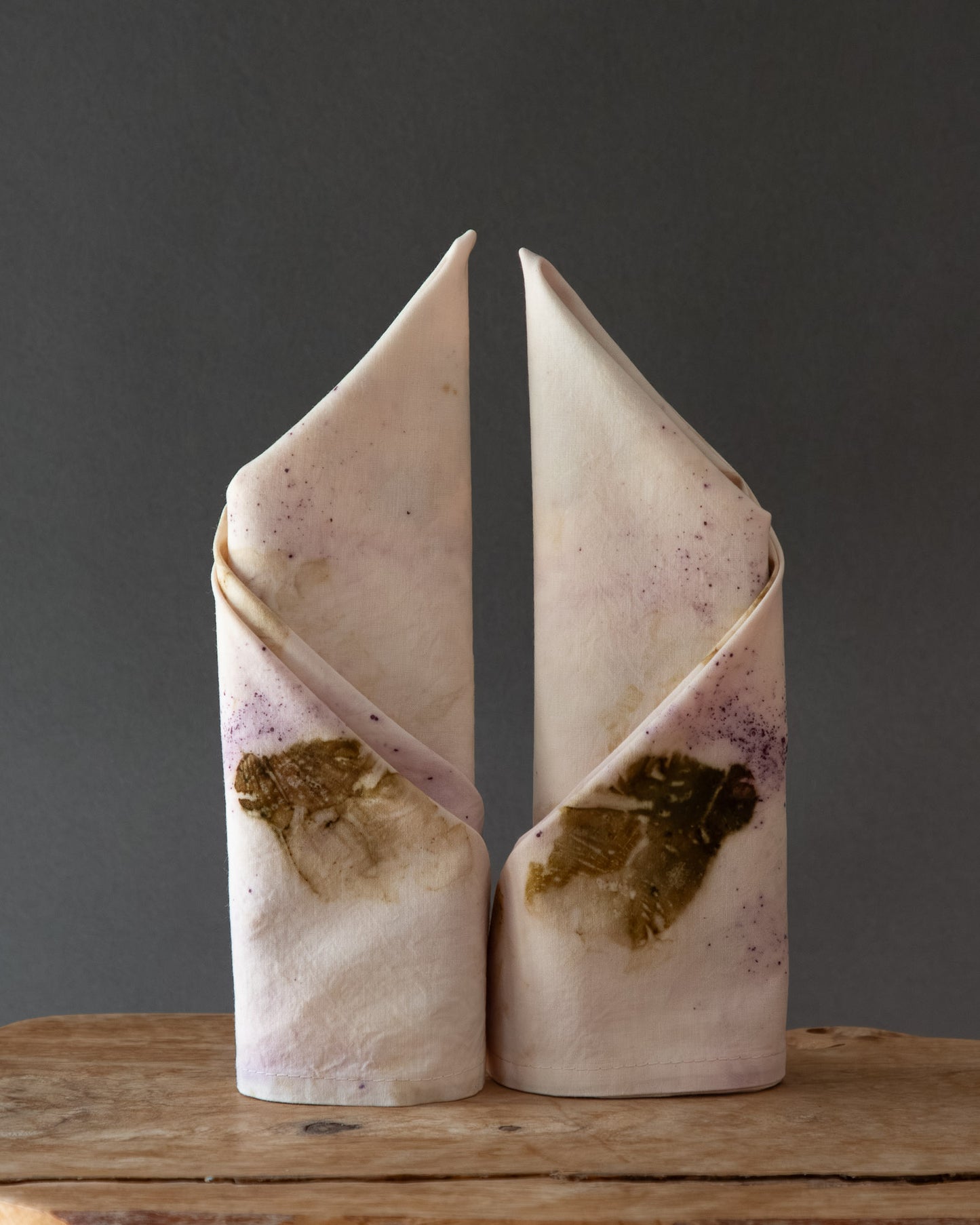 Naturally Dyed Cotton Napkins - Set of 2