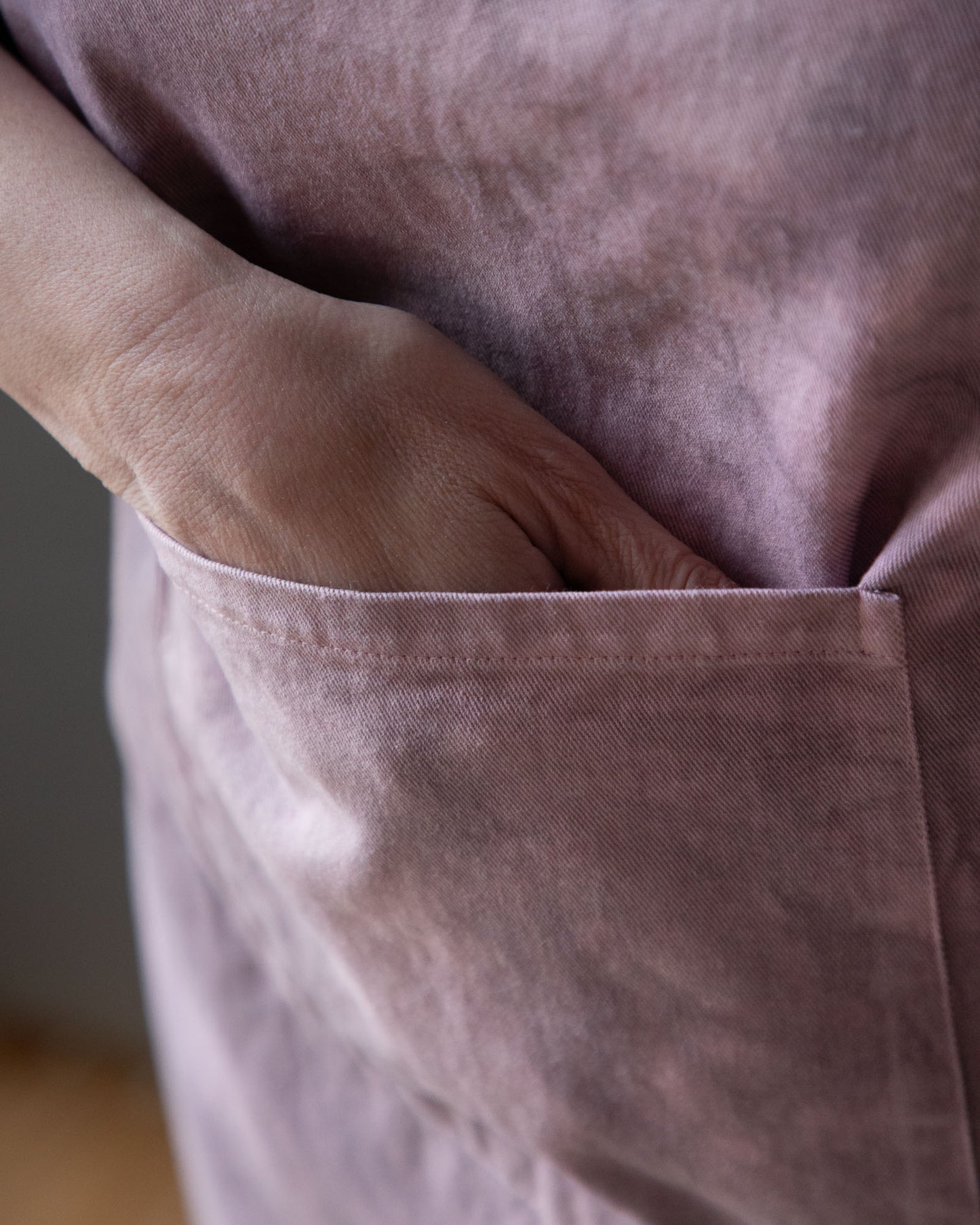 Naturally Dyed Apron - Organic Cotton